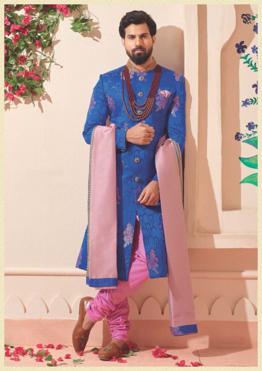 blue-pink-indo-western-suits-for-men