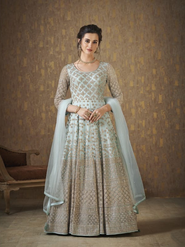 traditional anarkali gown