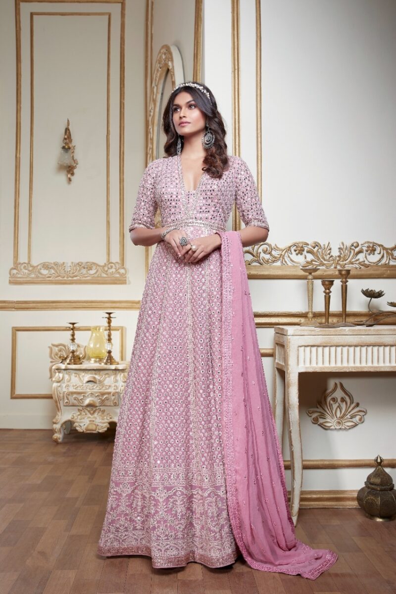 pink indian gown in nj